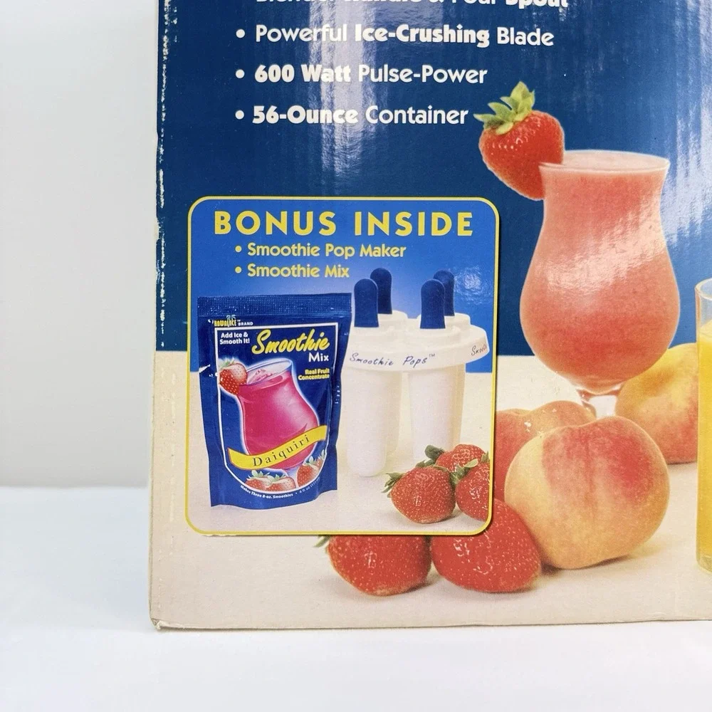 VTG Back to Basics Smoothie Plus SPL600 Dispenser Blender Complete Box Recipes